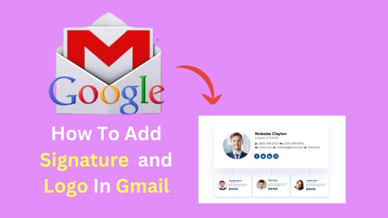 Signature and Logo In Gmail